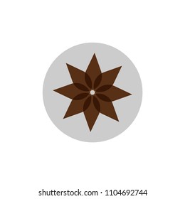 8 star logo icon vector