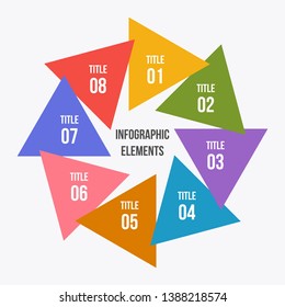 8 steps  chart, infographic or  diagram