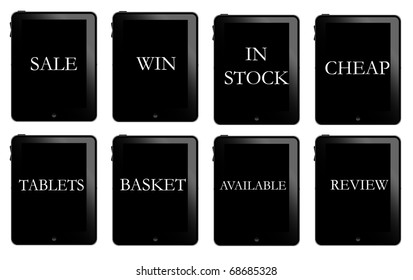 8 tablet pc web buttons