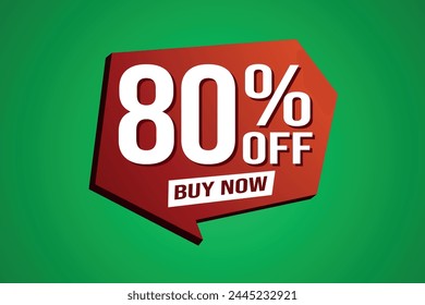 80% 80% de descuento comprar ahora cartel Diseño gráfico de Sitio web de Anuncio símbolo de logotipo símbolo de medios sociales símbolo de Cupón

