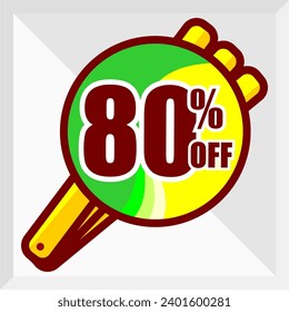 80% OFF DISCOUNT LOLLIPPIT SHAPE PROMOTION BALLOON