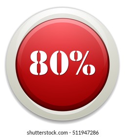 80 percent button