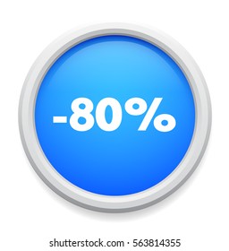80 percent button