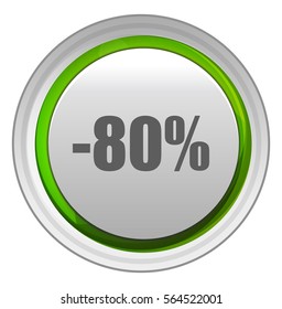 80 percent button