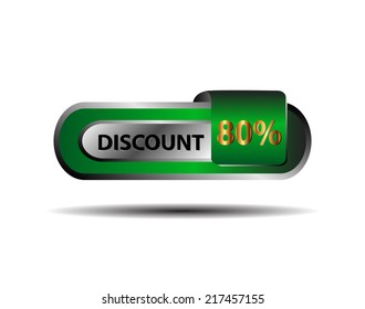 80 percent discount icon 
