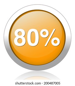 80 percent icon