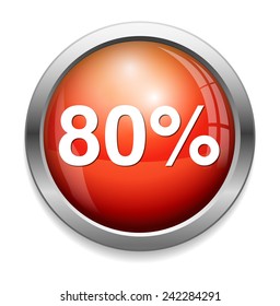 80 percent icon