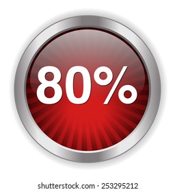 80 percent icon