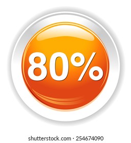 80 percent icon