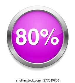80 percent icon