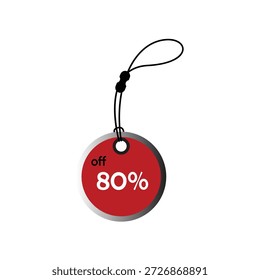80 por ciento de descuento 3d redondeado Circle Badge Sticker