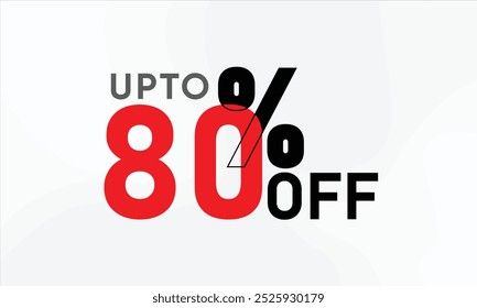 80% sale vector. discount sale vector. 80% off vector. sale 80% vector