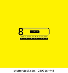 Ilustración de diseño de Plantilla de Vector de celebración de 80 años