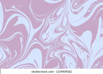 80s, 90s liquid marble background. Holographic abstraction trendy colors texture. Beautiful iridescent texture. Holography shapes. Hologram background of wrinkled ripple abstract art texture. Vector.