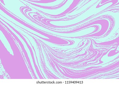 80s, 90s liquid marble background. Holographic abstraction trendy colors texture. Beautiful iridescent texture. Holography shapes. Hologram background of wrinkled ripple abstract art texture. Vector.