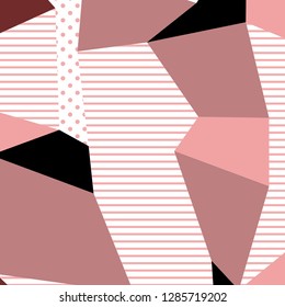 80s and 90s retro style. The Memphis pattern. Trending abstract design with geometric shapes, points and lines to create trendy backgrounds for banners, websites, brochures. The minimalist style