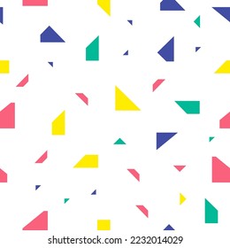 80s colorful seamless pattern style 