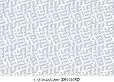 80s Geometric Seamless Pattern Design Background