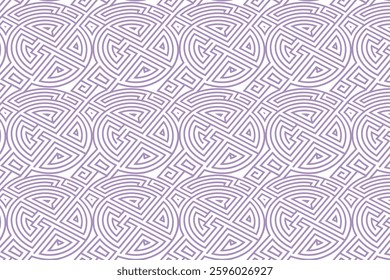 80s Geometric Seamless Pattern Design Background
