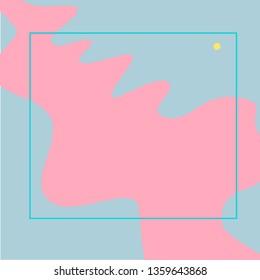 80s geometry pink blue colors abstract background