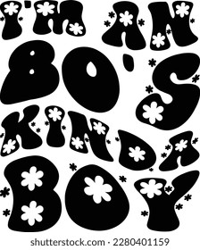 Soy un archivo de impresión tipo Boy de los 80