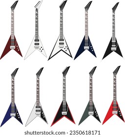 80s Metal Rock Metal Electric Guitars