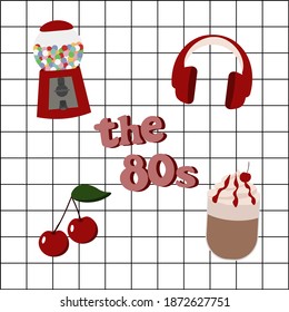 The 80s Set Headphone Candy Machine Hot Chocolate Cherry