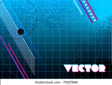 80s style dynamic vector design background for use in layouts and presentations