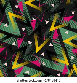 80's Style Seamless Pattern