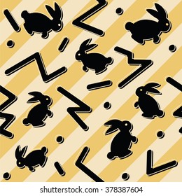 80's styled Easter Pattern