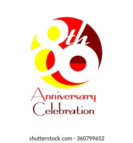 80th Anniversary Celebration - Birthday - Reunion Logo Vector Design