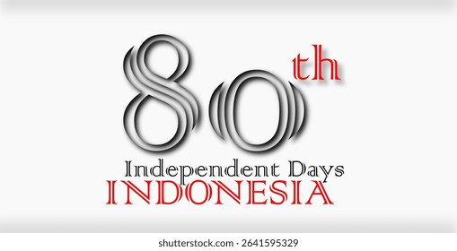 80th Indonesian Independence Day, August 17, August 17 Independence Day banner