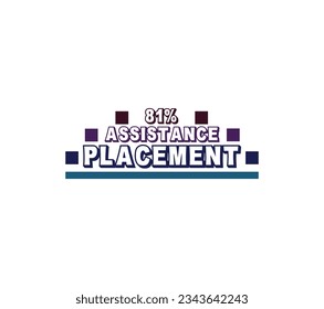81% Guranted Satisfaction Box Shape text Base design with eye catching colors used