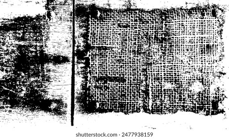 8-15.Black and white vector textures with scratch background. - Illustration. 