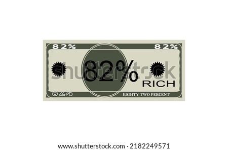 82% percentage, a sign or symbol, arca, background, bank, banking, banknote, bill, business, cash, circle, circular, currency, design, dollar, economy, elegant money, exchange, figurine, finance