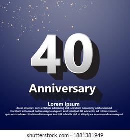82 years anniversary celebration logo vector template design