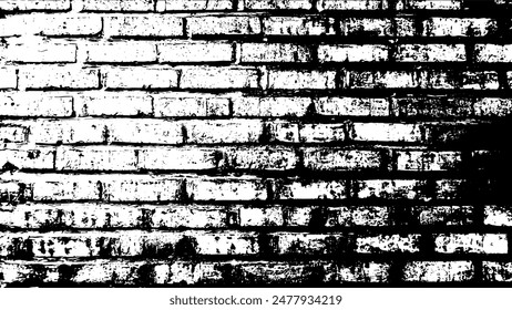 8-28. background image of broken and dirty brick walls everywhere.