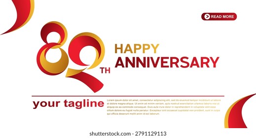 82nd Number logo icon design, birthday logo number, anniversary logo design.