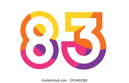 83 Colorful Fun Modern Flat Number