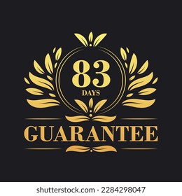 83 Days Guarantee Logo vector,  83 Days Guarantee sign symbol