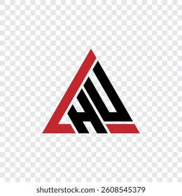 83 a logo alphabet geometric triangle word letter educational color H U