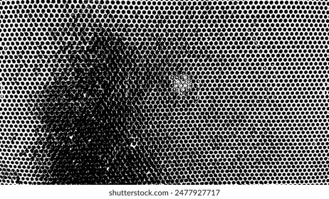8-46.Metal textured mesh background with holes.