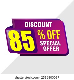 85% Off Mega Sale Banner - Final Discount Offer