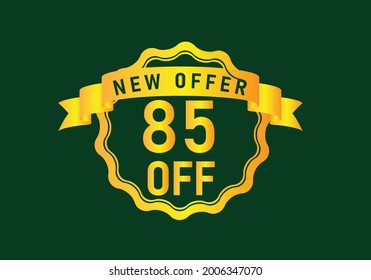 85% off new offer logo design