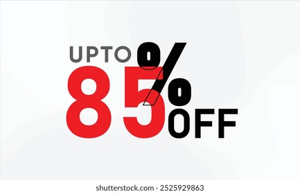 85% sale vector. discount sale vector. 85% off vector. sale 85% vector