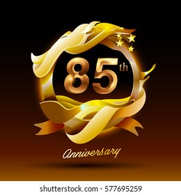 85 years anniversary celebration logo