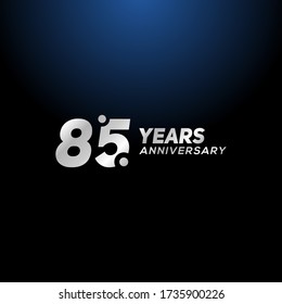 85 Years Anniversary Vector Design