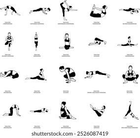 85 YOGA POSES With Respective Names