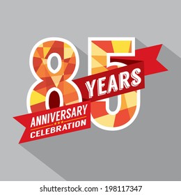 85th Years Anniversary Celebration Design