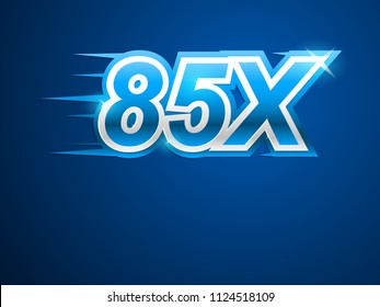 85x blue logo